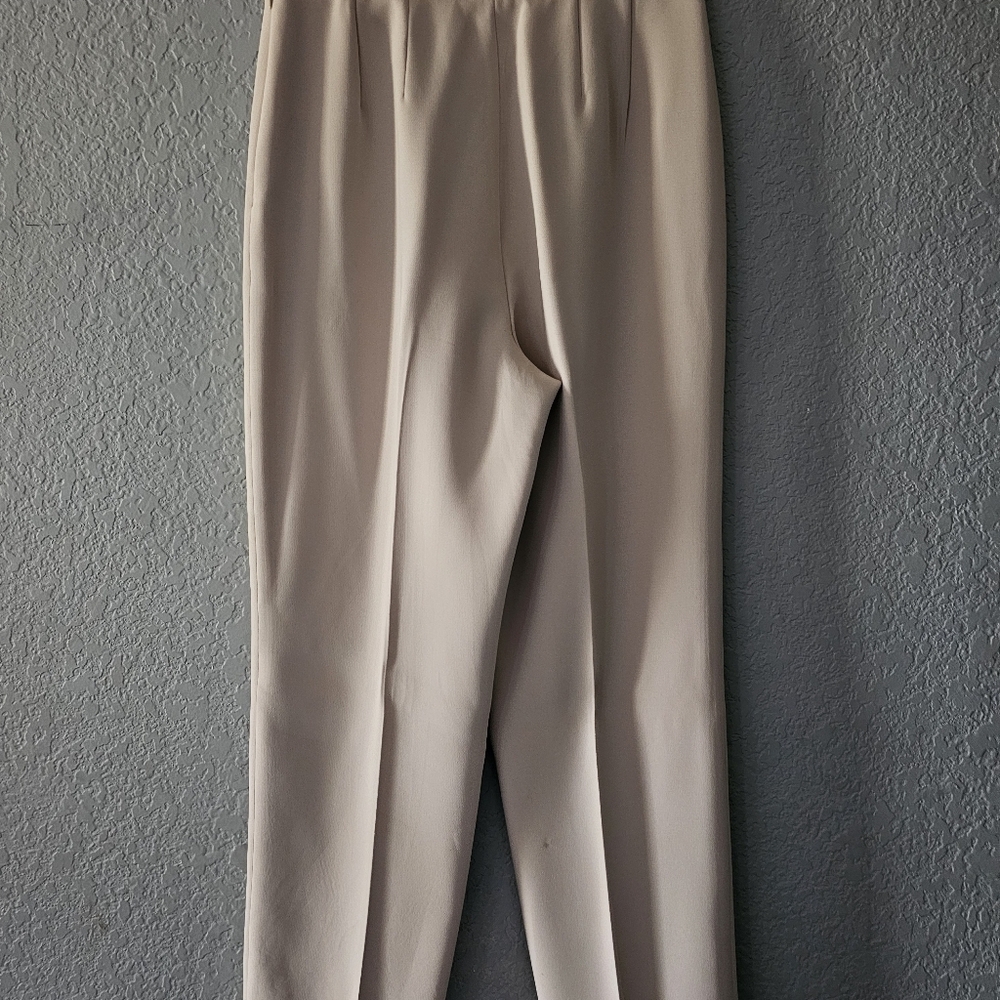 ALBERT NIPON Cream Ivory 2pc Suit Coat Blazer And Pants Set Size 8 - Picture 9 of 16